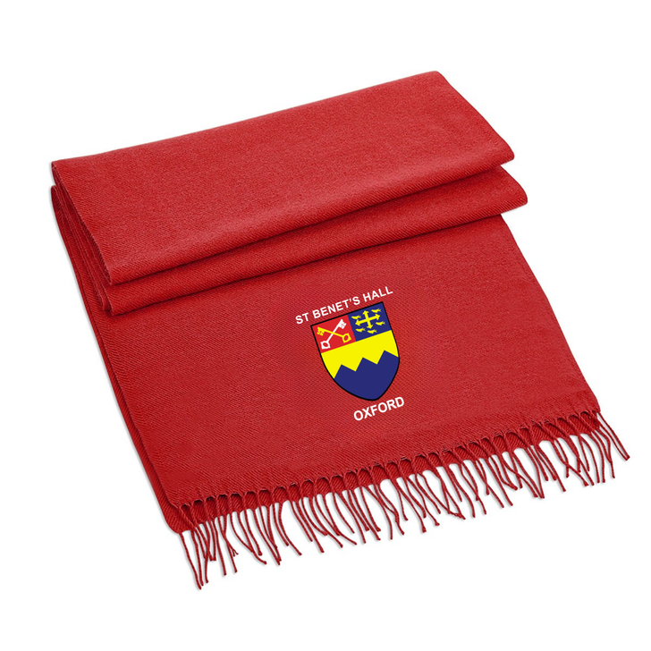 St Benet's Hall Embroidered Scarf