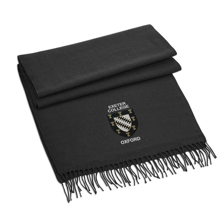 Exeter College Embroidered Scarf