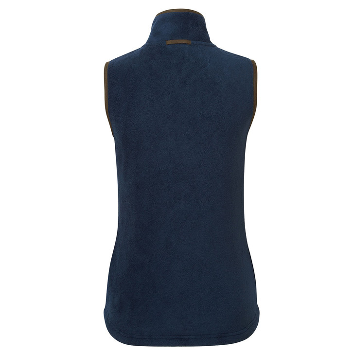 St Anne's College Embroidered Ladies Fleece Gilet - Navy