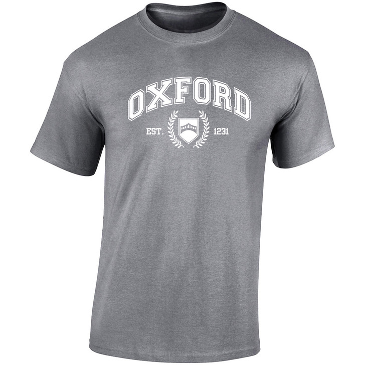 Oxford Hertford Bridge T-Shirt - dark heather - small