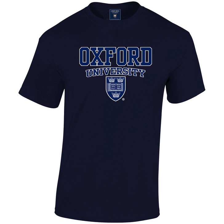 Official Oxford University Crest T-Shirt - Navy