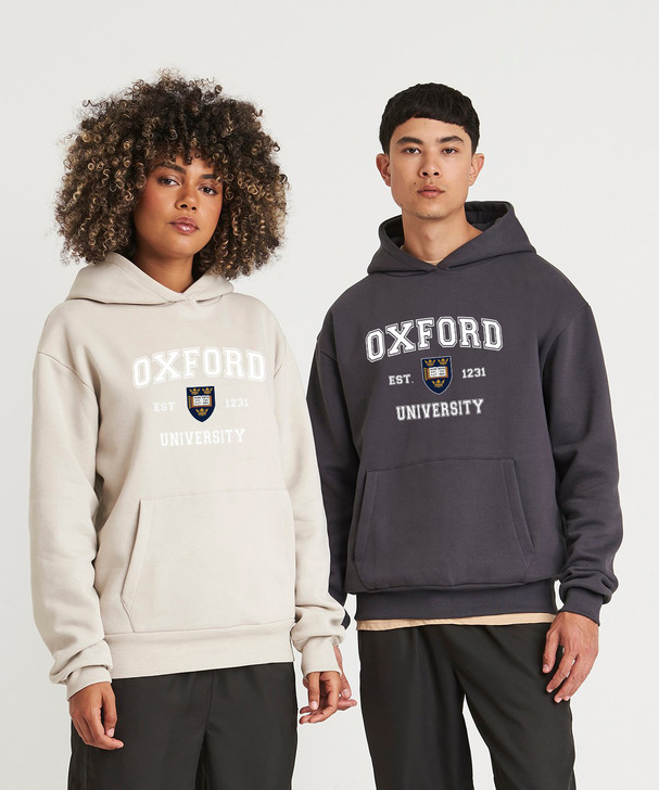 Oxford University 'Harvard Style' Oversized Heavyweight Hoodie
