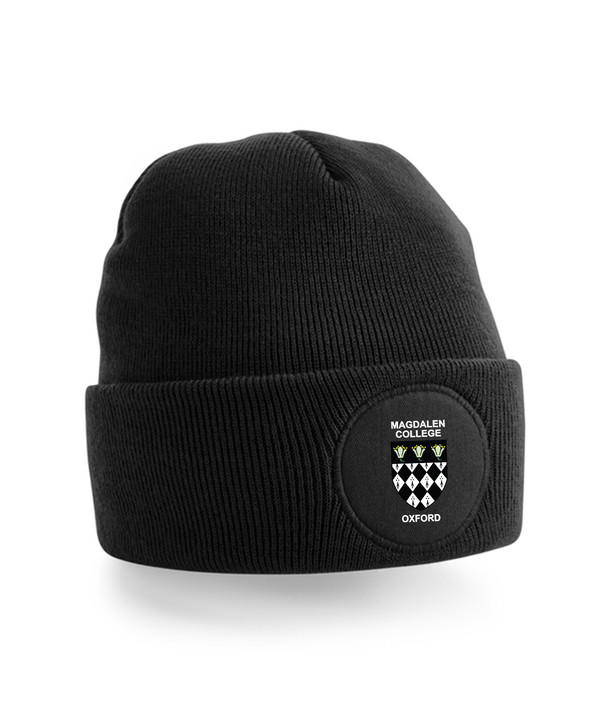 Oxford College Printed Patch Beanie