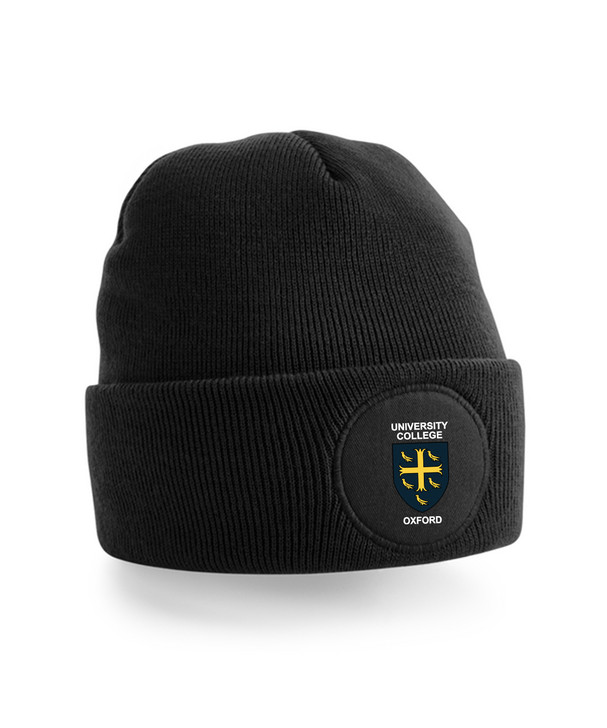 Oxford College Printed Patch Beanie