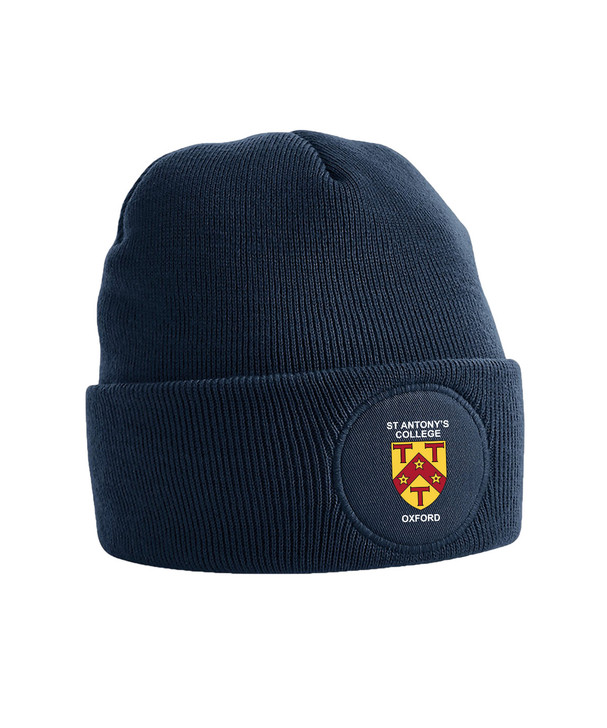 Oxford College Printed Patch Beanie