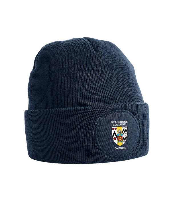 Oxford College Printed Patch Beanie