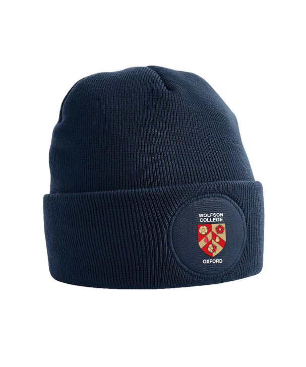 Oxford College Printed Patch Beanie