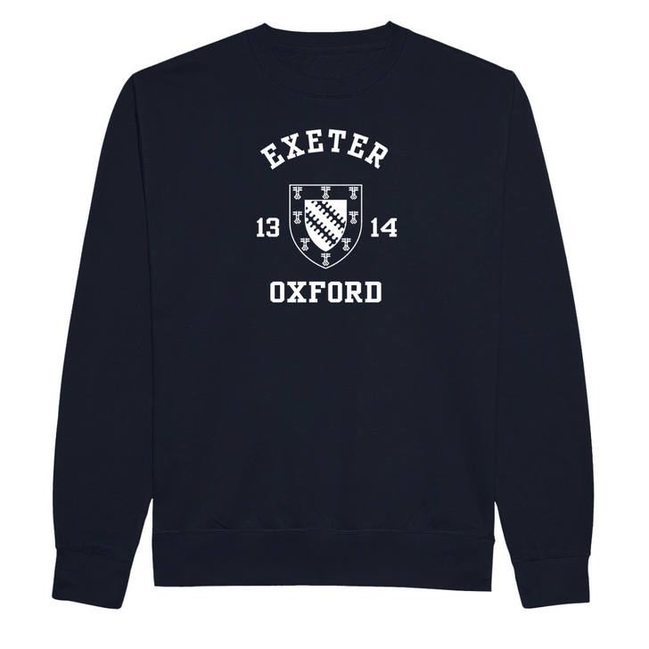 Colleges One Colour Print Sweatshirt - Navy