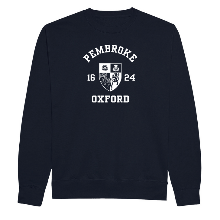 Colleges One Colour Print Sweatshirt - Navy