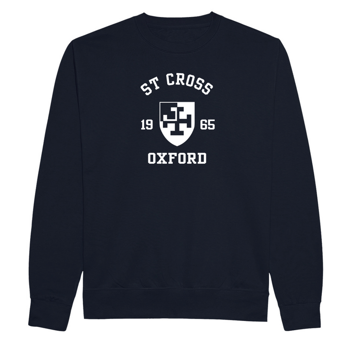 Colleges One Colour Print Sweatshirt - Navy