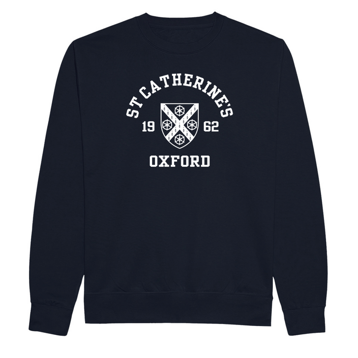 Colleges One Colour Print Sweatshirt - Navy