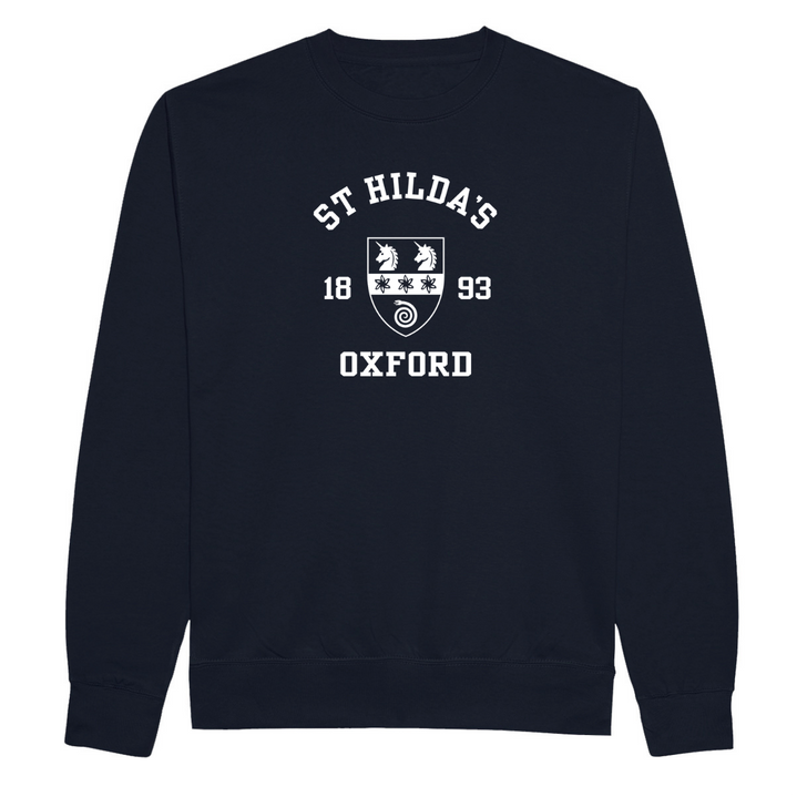 Colleges One Colour Print Sweatshirt - Navy