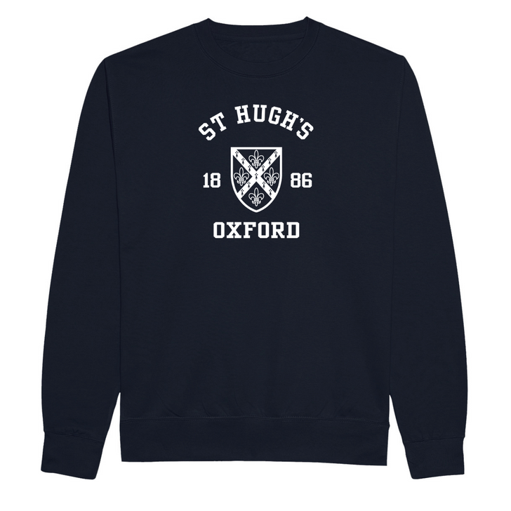 Colleges One Colour Print Sweatshirt - Navy