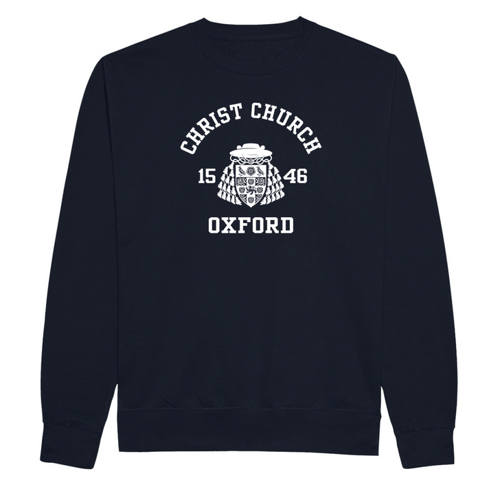 Colleges One Colour Print Sweatshirt - Navy