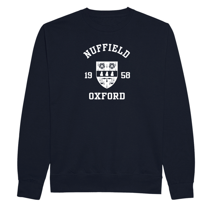 Colleges One Colour Print Sweatshirt - Navy
