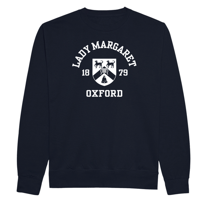 Colleges One Colour Print Sweatshirt - Navy