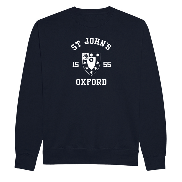Colleges One Colour Print Sweatshirt - Navy