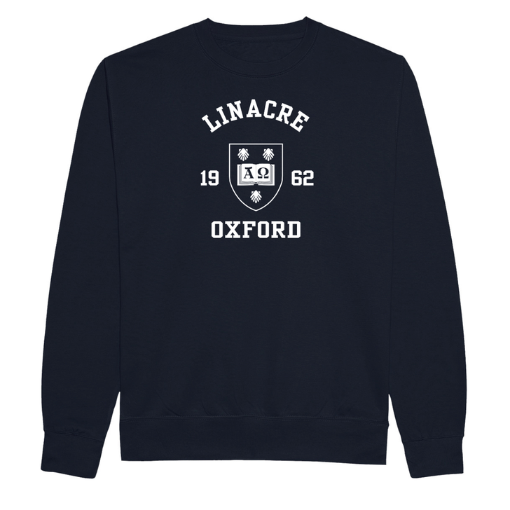 Colleges One Colour Print Sweatshirt - Navy