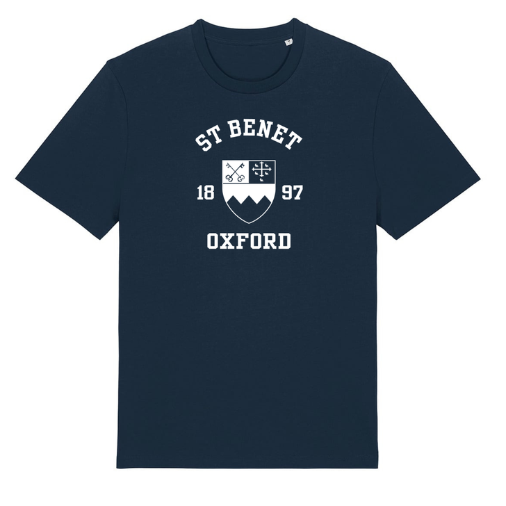 Colleges One Colour Print T-Shirt - Navy