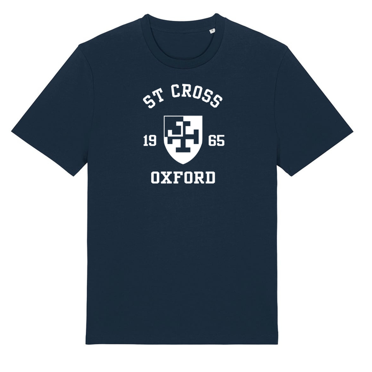 Colleges One Colour Print T-Shirt - Navy