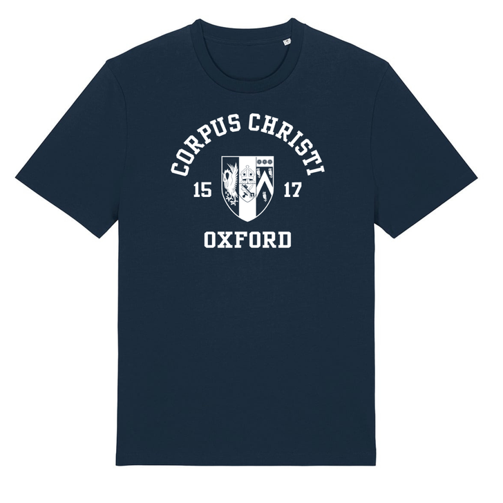 Colleges One Colour Print T-Shirt - Navy