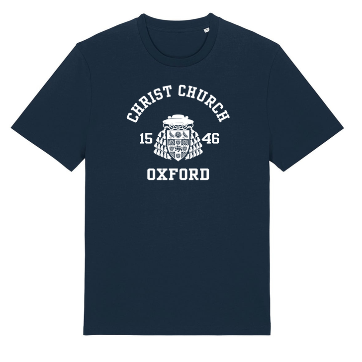 Colleges One Colour Print T-Shirt - Navy
