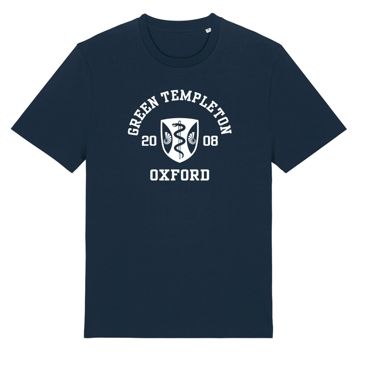 Colleges One Colour Print T-Shirt - Navy