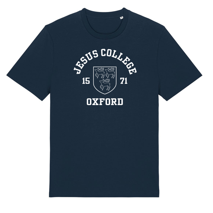 Colleges One Colour Print T-Shirt - Navy