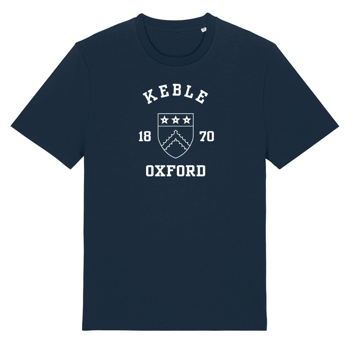 Colleges One Colour Print T-Shirt - Navy