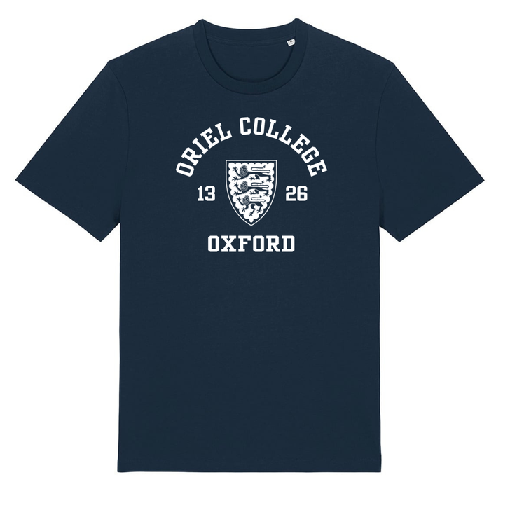 Colleges One Colour Print T-Shirt - Navy