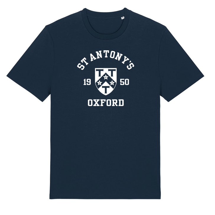 Colleges One Colour Print T-Shirt - Navy