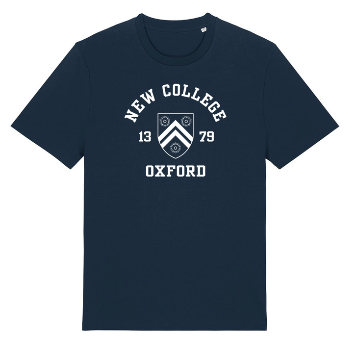 Colleges One Colour Print T-Shirt - Navy