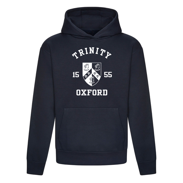 Colleges One Colour Print Hoodie - Navy