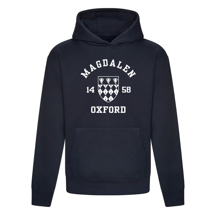 Colleges One Colour Print Hoodie - Navy
