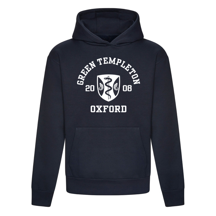 Colleges One Colour Print Hoodie - Navy