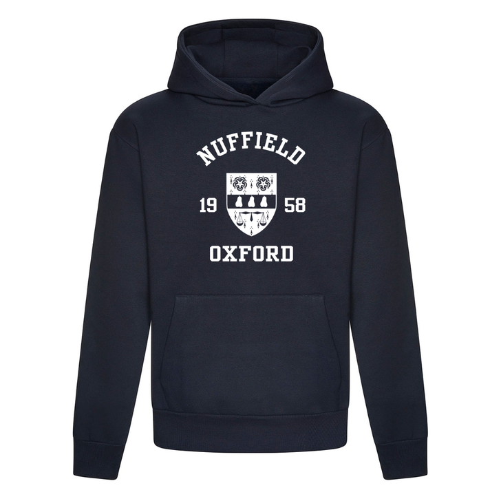 Colleges One Colour Print Hoodie - Navy