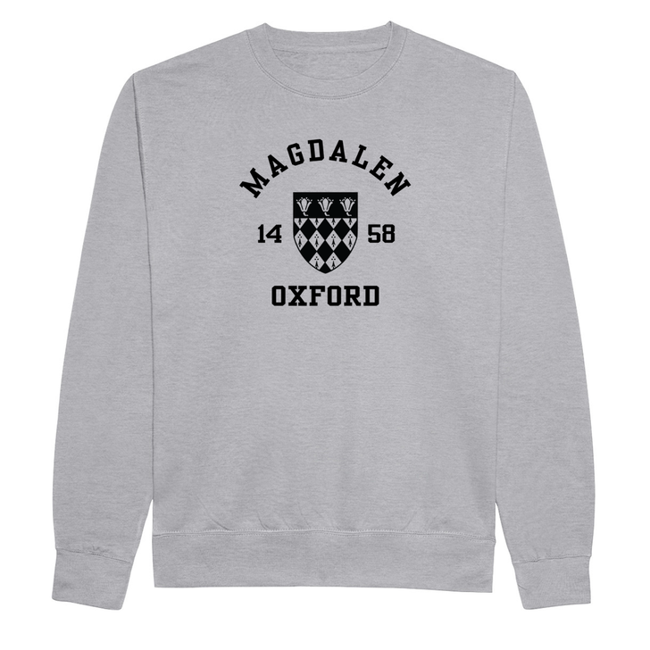Colleges One Colour Print Sweatshirt - Grey