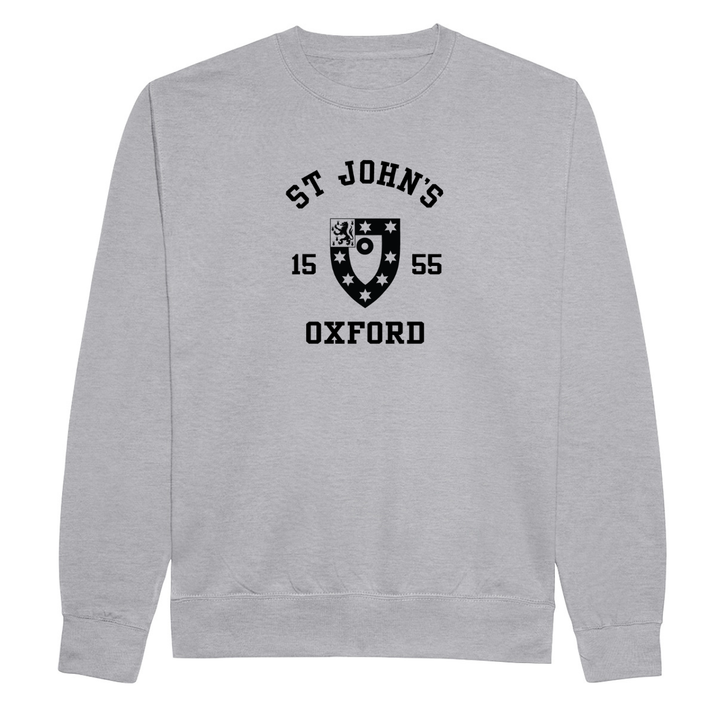 Colleges One Colour Print Sweatshirt - Grey