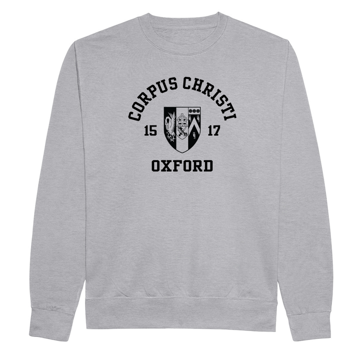 Colleges One Colour Print Sweatshirt - Grey