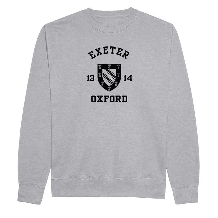 Colleges One Colour Print Sweatshirt - Grey