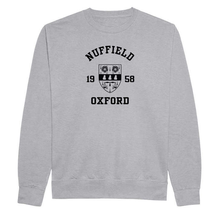 Colleges One Colour Print Sweatshirt - Grey