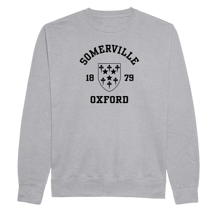 Colleges One Colour Print Sweatshirt - Grey