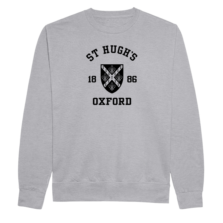 Colleges One Colour Print Sweatshirt - Grey