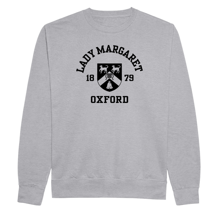 Colleges One Colour Print Sweatshirt - Grey