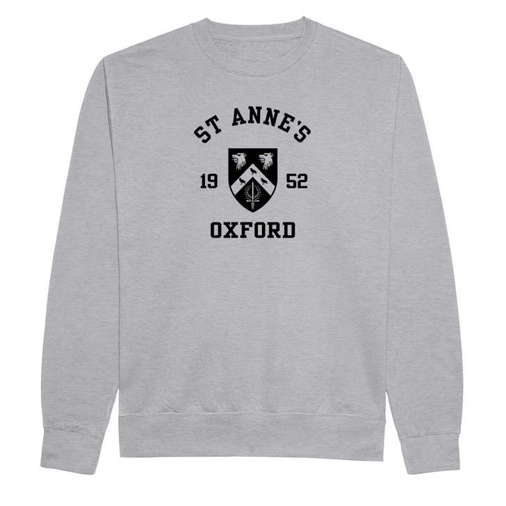 Colleges One Colour Print Sweatshirt - Grey