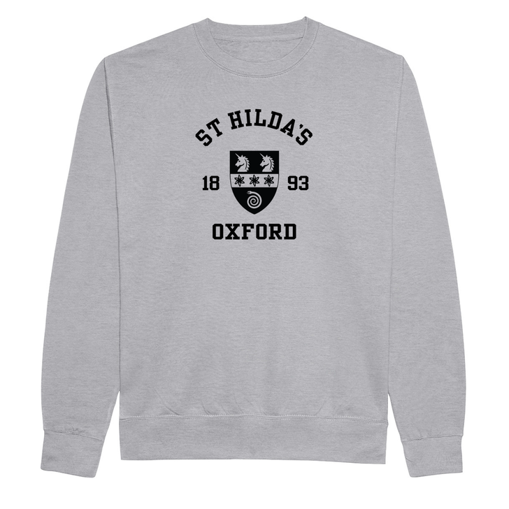 Colleges One Colour Print Sweatshirt - Grey