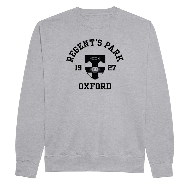 Colleges One Colour Print Sweatshirt - Grey