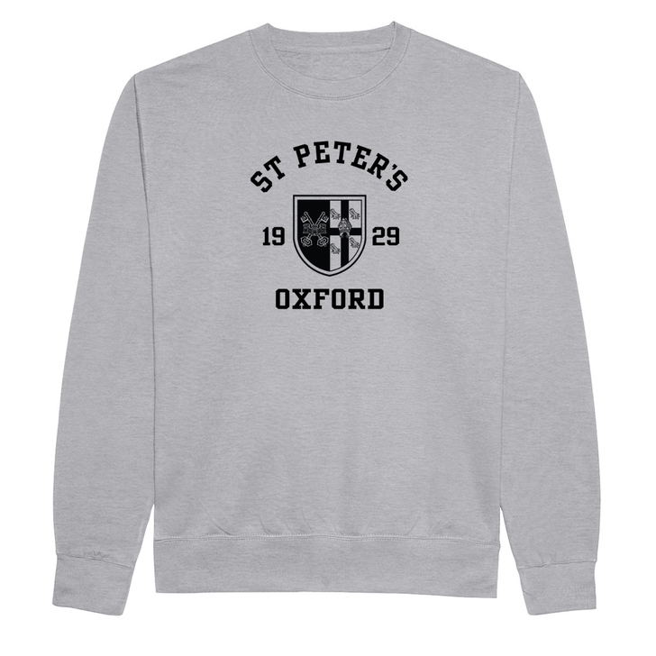 Colleges One Colour Print Sweatshirt - Grey