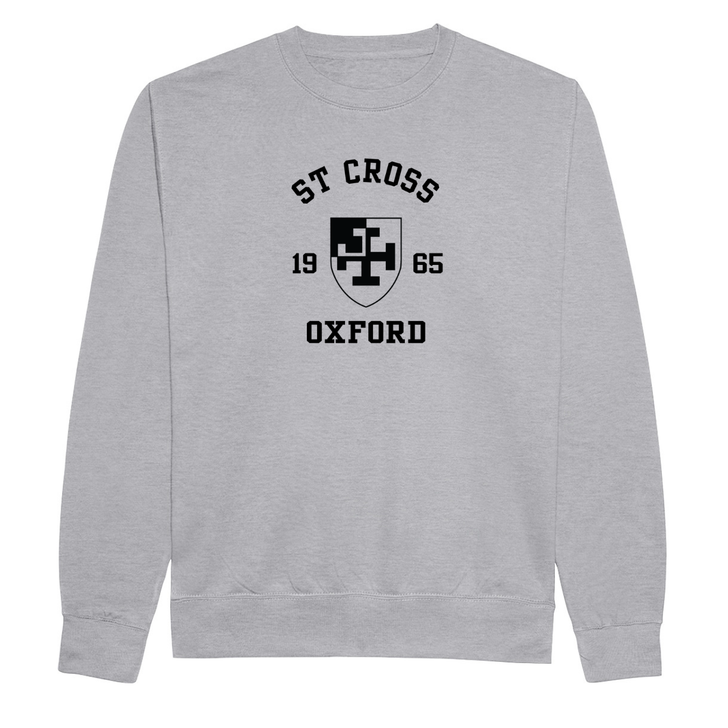 Colleges One Colour Print Sweatshirt - Grey