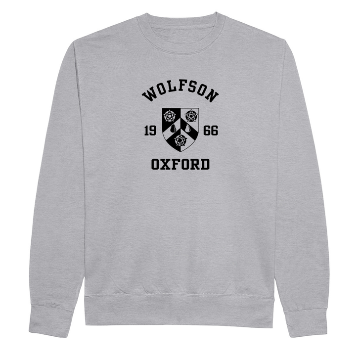 Colleges One Colour Print Sweatshirt - Grey